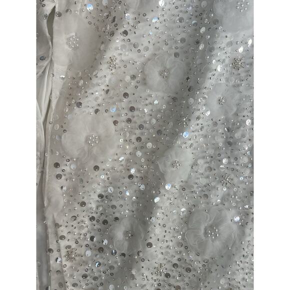 Show Me Your Mumu Wedding Skirt Love Letter Floral, Sequin, SZ S NWT - Picture 4 of 8